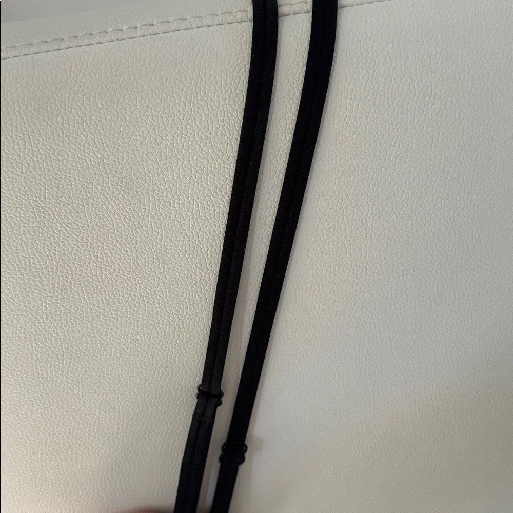 Victoria's Secret Very Sexy Black Satin Caged Mesh Double-Strap Push up Bra 36B